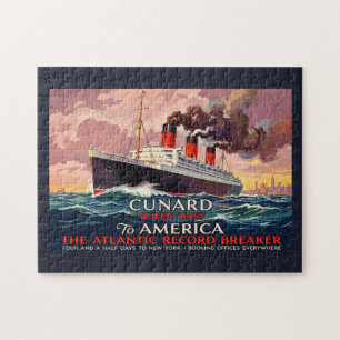 Puzzle Paquebot océanique Queen Mary de Cunard