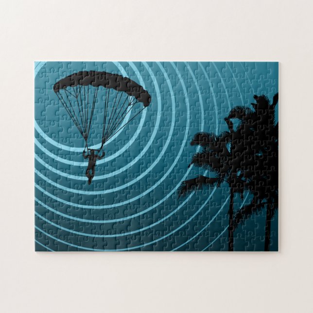 Puzzle parachutiste d'alcool illégal (Horizontal)