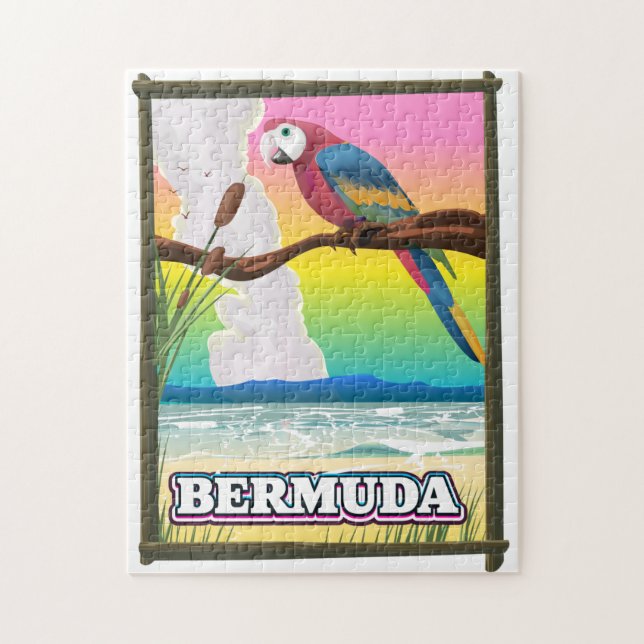 Puzzle Paradis des Bermudes. (Vertical)