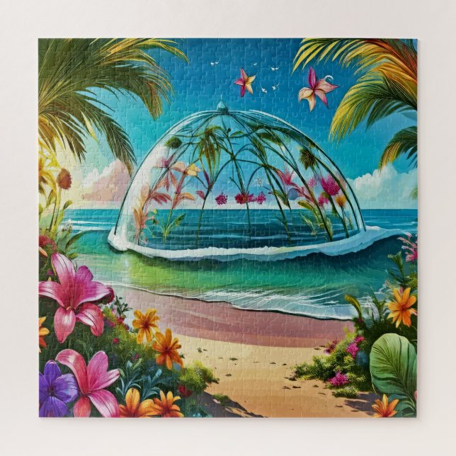 Puzzle Paradis tropical pour enfants (Vertical)