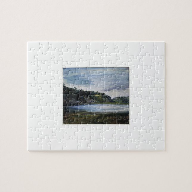 Puzzle Paradise Rocks—Rhode Island - John La Farge (Horizontal)