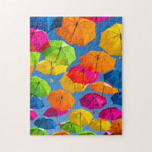 Puzzle Parapluie Arc-en-ciel Fantaisiste Coloré