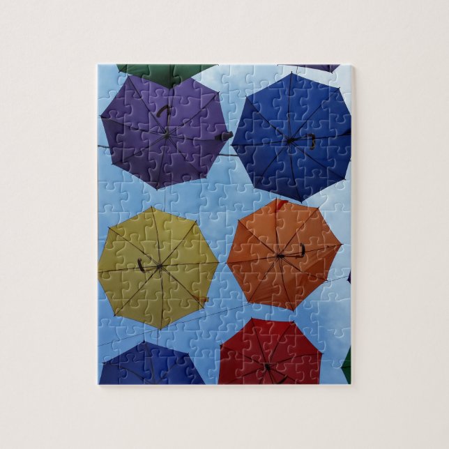 Puzzle Parapluies colorés (Vertical)