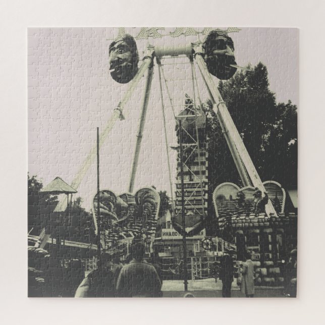 Puzzle Parc d'attractions Vintage Autriche Vienne Prater (Vertical)