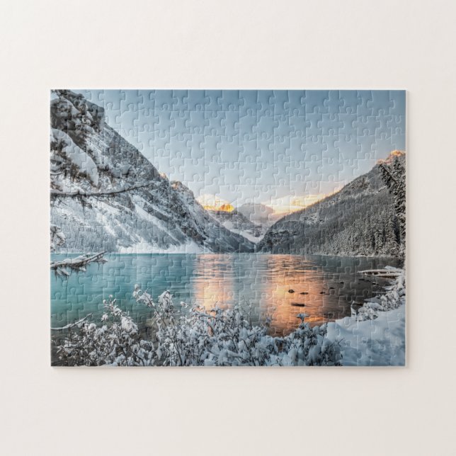 Puzzle Parc des glaciers en hiver (Horizontal)