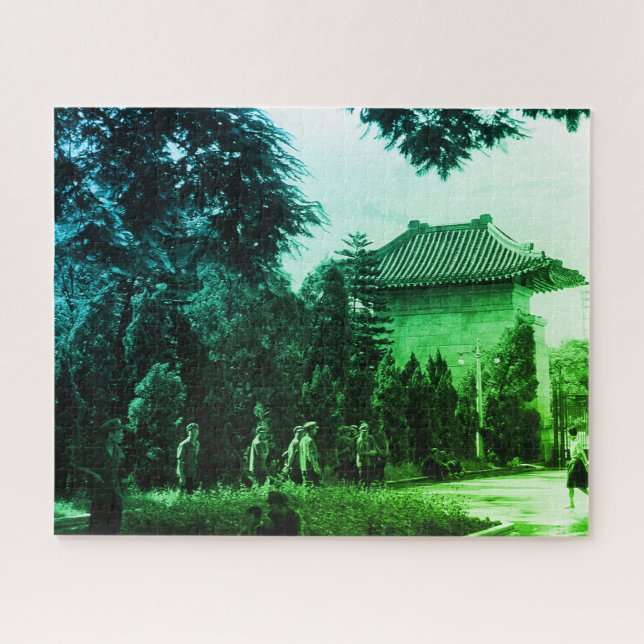 Puzzle Parc des martyrs de Canton Chine ancienne (Horizontal)