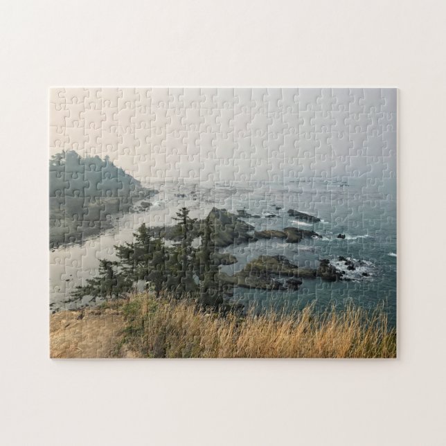 Puzzle Parc d'état du Cap Arago, Côte de l'Oregon (Horizontal)