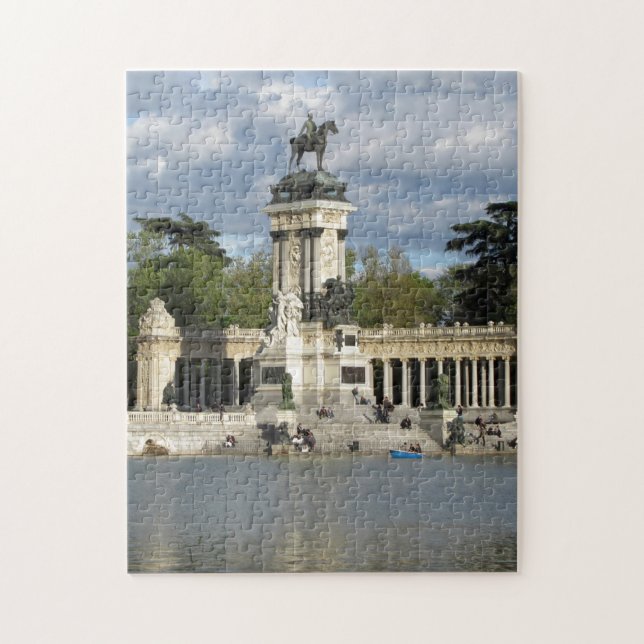 Puzzle Parc du Retiro de Buen, Madrid, Espagne (Vertical)