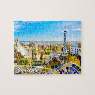 Puzzle Parc Güell, Barcelone, Espagne