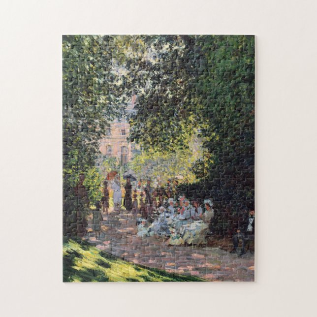 Puzzle Parc Monceau Monet Art Impressionnisme fin (Vertical)