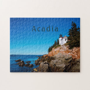 Puzzle Parc national Acadia Phare du Maine Bass Harbour
