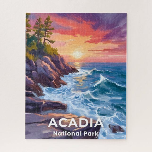 Puzzle Parc national d'Acadia | Otter Cliffs Voyage dans  (Vertical)