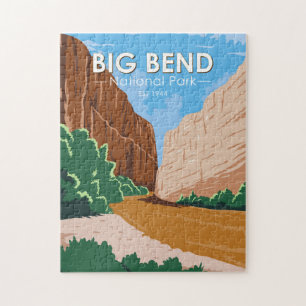 Puzzle Parc national de Big Bend Rio Grande Vintage