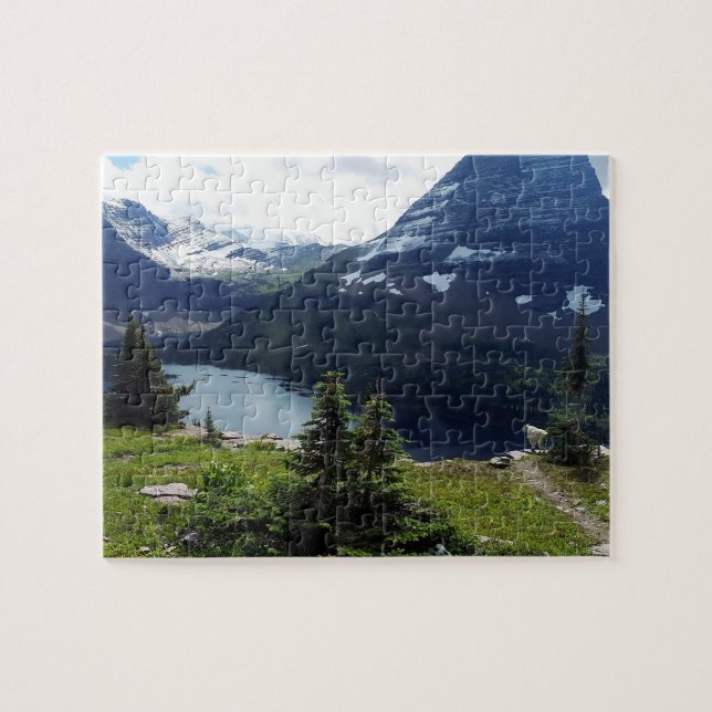 Puzzle Parc national de Glaicer Lac caché Vue (Horizontal)