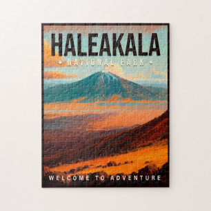 Puzzle Parc national de Haleakala Maui Hawaii Vintage