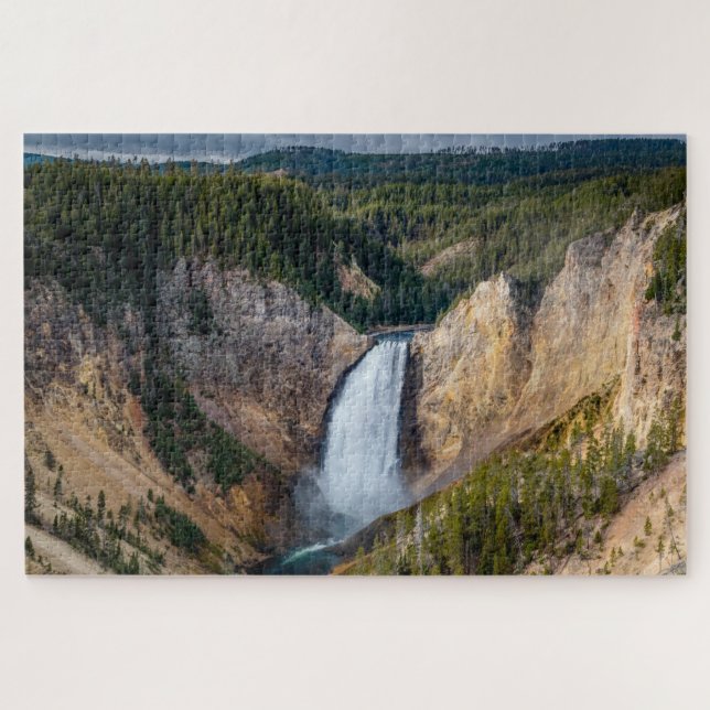 Puzzle Parc national de Lower Falls Yellowstone (Horizontal)