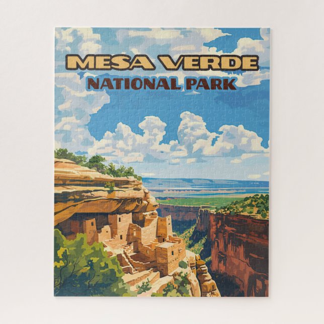 Puzzle Parc national de Mesa Verde Colorado Cliff House (Vertical)