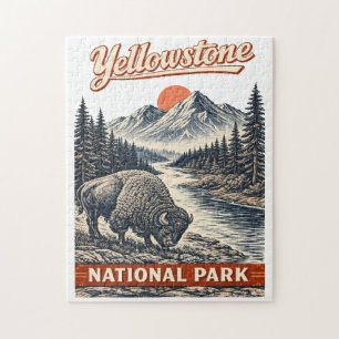 Puzzle Parc national de Yellowstone - Bison