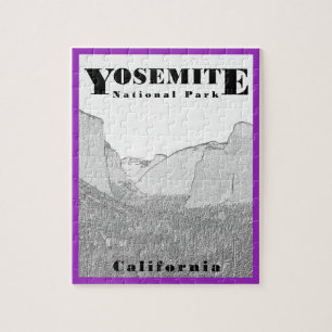 Puzzle Parc national de Yosemite Californie - 8x10 - 110