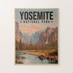 Puzzle Parc national de Yosemite Californie Vintage