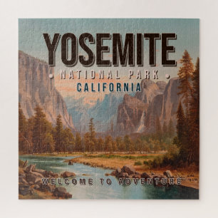 Puzzle Parc national de Yosemite Californie Vintage année