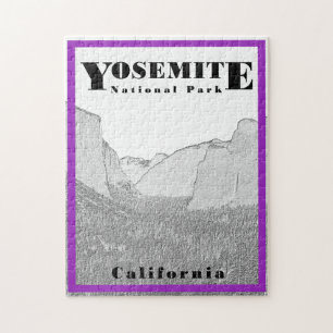 Puzzle Parc national de Yosemite en Californie - 11x14 -