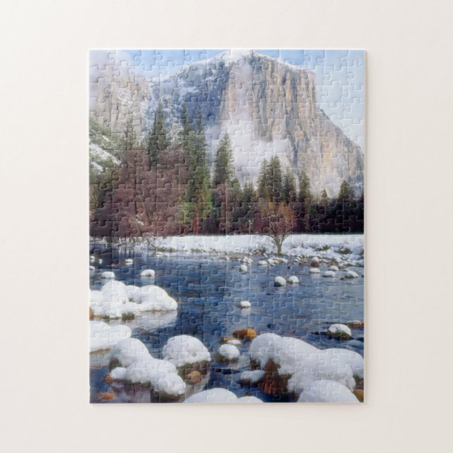 Puzzle Parc national de Yosemite en hiver (Vertical)