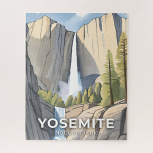 Puzzle Parc national de Yosemite   Voyage à l'aquarelle