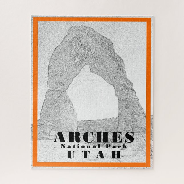 Puzzle Parc national des Arches - Utah - 16x20 - 520 pc (Vertical)
