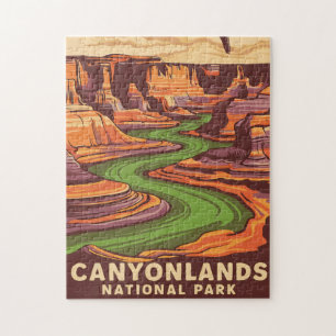 Puzzle Parc national des Canyons Rivière verte