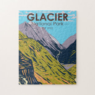 Puzzle Parc national des Glaciers Aller au chemin Sun