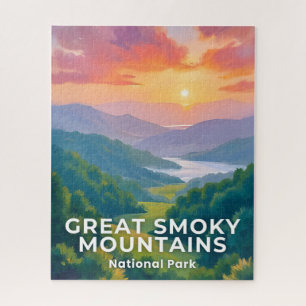 Puzzle Parc national des Great Smoky Mountains aquarelle