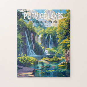 Puzzle Parc national des lacs Plitvice Croatie Art de voy