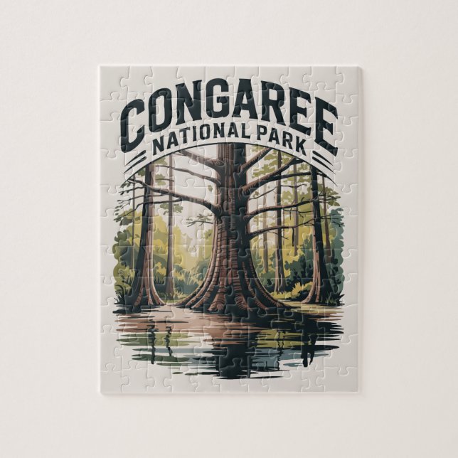 Puzzle Parc national du Congaree Caroline du Sud Wilderne (Vertical)