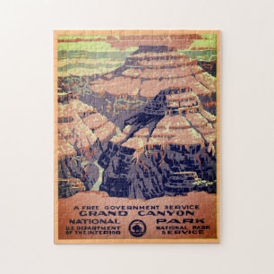 Puzzle Parc national du Grand Canyon vintage