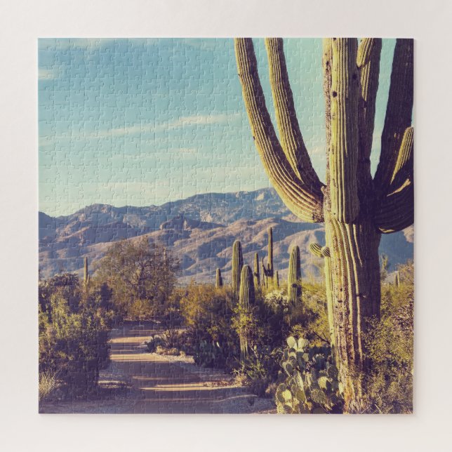 Puzzle Parc national du Saguaro, représentation pittoresq (Vertical)