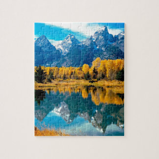 Puzzle Parc national grand de Teton d'automne de l'eau
