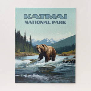 Puzzle Parc national Katmai Alaska Bear Brooks