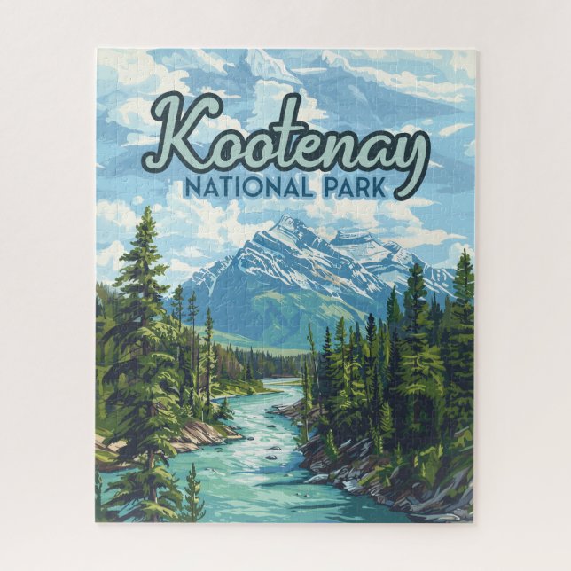 Puzzle Parc national Kootenay Canada Colombie-Britannique (Vertical)