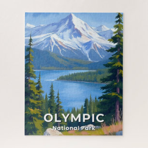 Puzzle Parc national Olympique   Art de voyage de Washing
