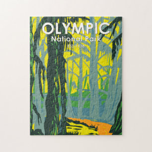 Puzzle Parc national olympique Washington Hoh Rainforest