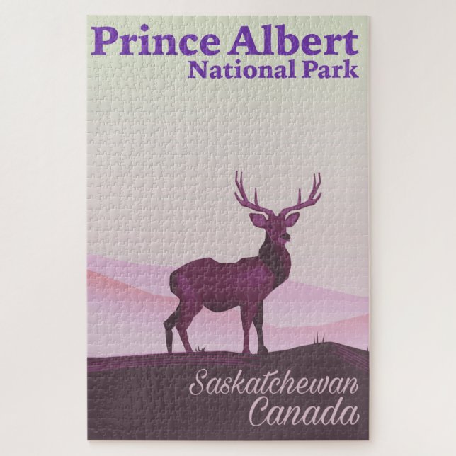 Puzzle Parc national Prince-Albert, Saskatchewan, Canada (Vertical)