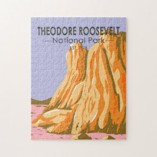 Puzzle Parc national Theodore Roosevelt Dakota du Nord