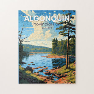 Puzzle Parc provincial Algonquin Art Vintage