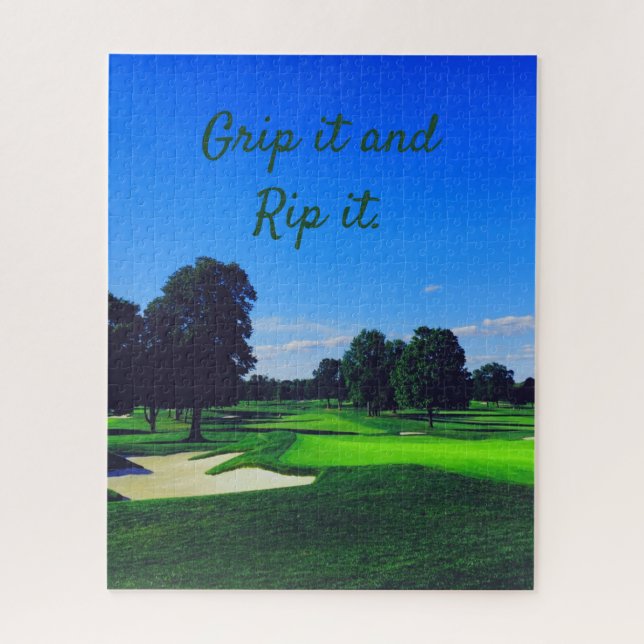 Puzzle Parcours de golf Grip it and Rip it (Vertical)