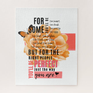 Puzzle Parfait comme vous êtes illustré citation
