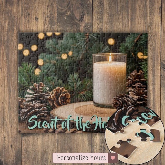 Puzzle Parfum personnalisé des fêtes (Personalized Scent of the Holidays Jigsaw Puzzle)