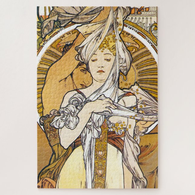 Puzzle Paris 1900, Alphonse Mucha (Vertical)