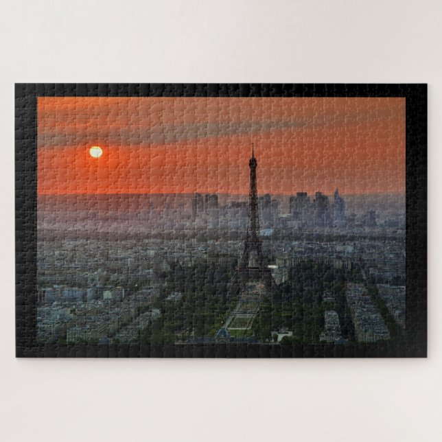 Puzzle Paris au coucher du soleil (Horizontal)