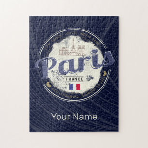 Puzzle Paris Capitale France Tour Eiffel Souvenir Vintage
